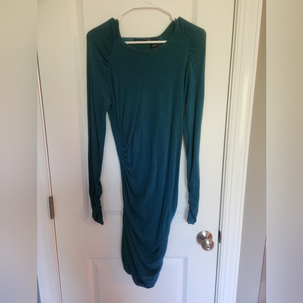 Moda International dark turquoise sweater dress - size L